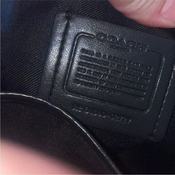 Coach Leopard Print Crossbody Bag - Black and Tan - Picture 9 of 12